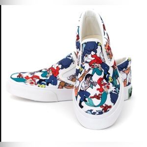 NWT-Ground Up Disney’s The Little Mermaid slip on Canvas shoes size 12